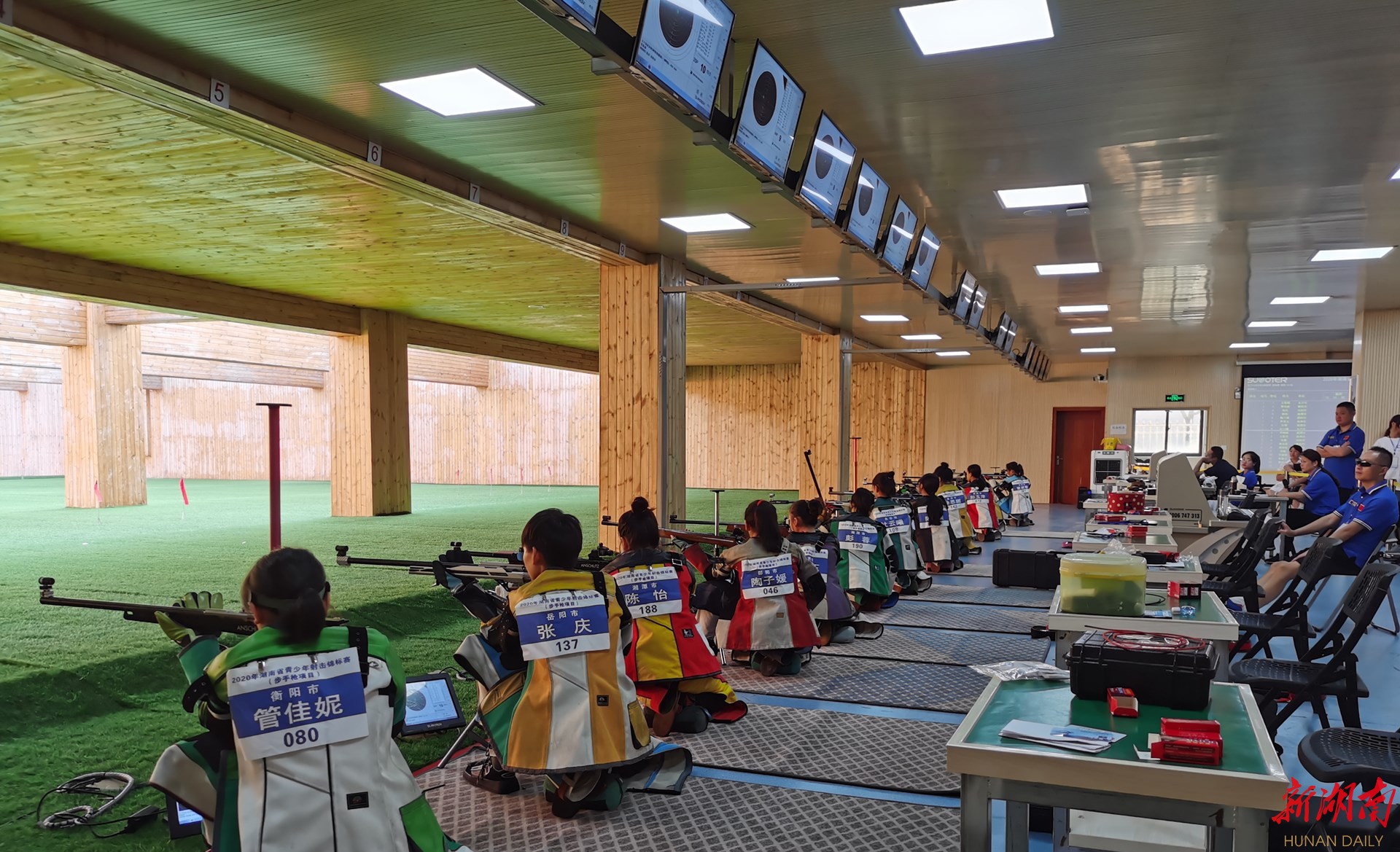 2020省青少年射擊錦標(biāo)賽（步手槍）在懷化舉行