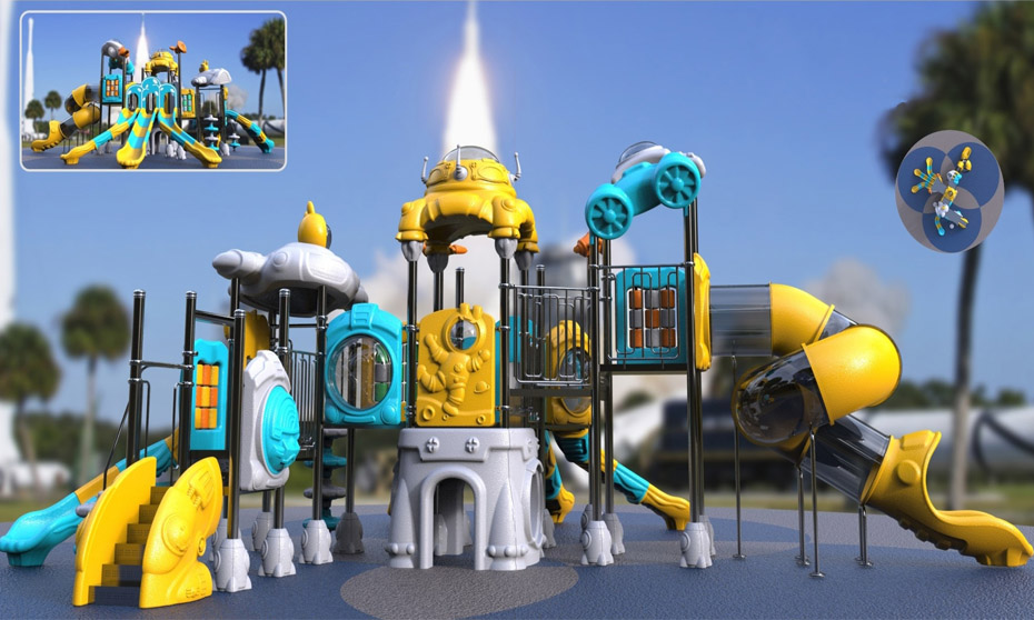 兒童滑梯星際宇宙YH-6J07A