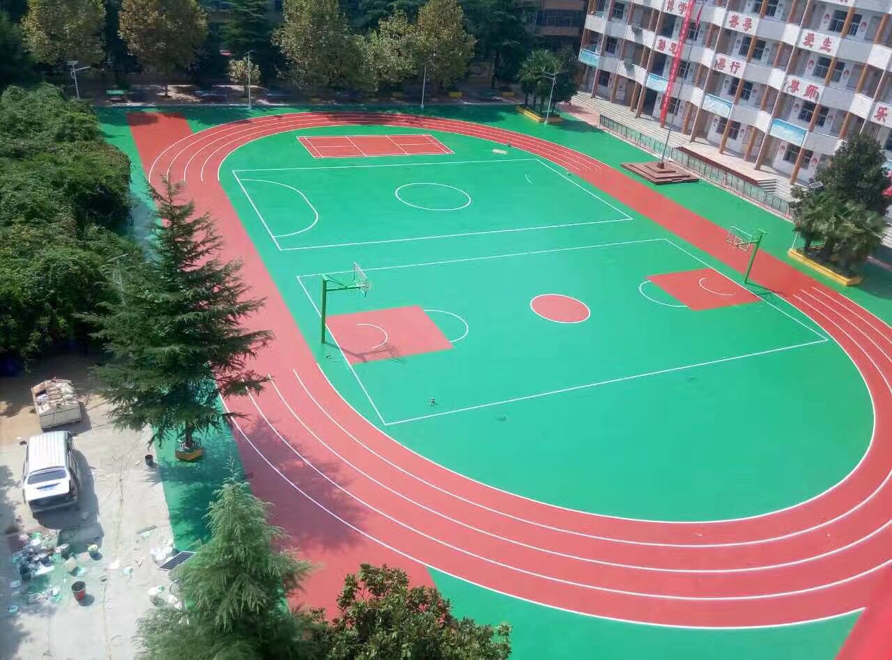 河南洛陽嵩縣 <a href=http://www.anhaohn.com target=_blank class=infotextkey>硅PU</a>跑道、球場