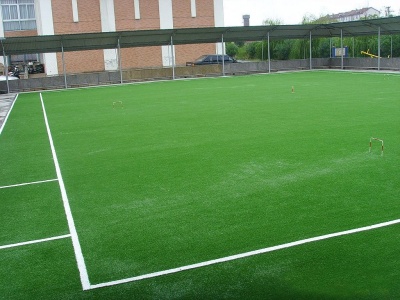 新疆五家渠市第三小學(xué)人造草足球場_戶外運(yùn)動地面案例_廣東