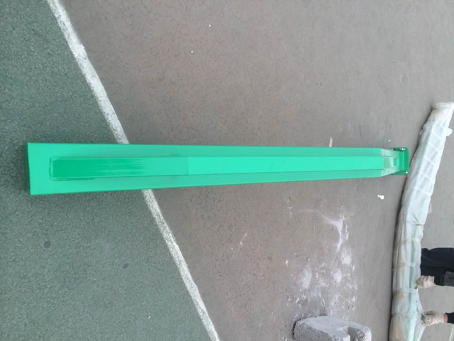 GYTY-A008移動式綠色單臂籃球架