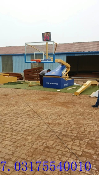 電動(dòng)液壓籃球架