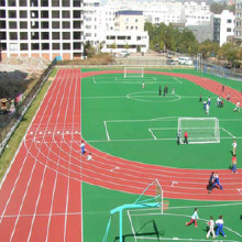 厚冠環(huán)保型塑膠跑道施工價(jià)格 室外塑膠跑道 貴州綏陽聚氨酯塑膠跑道廠家直營