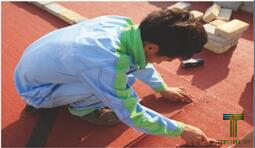 預制型橡膠跑道施工基本流程