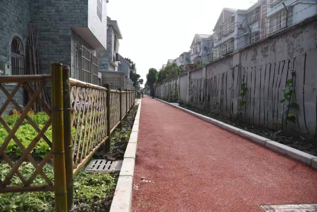 包橋社區(qū)東北側市民健身步道