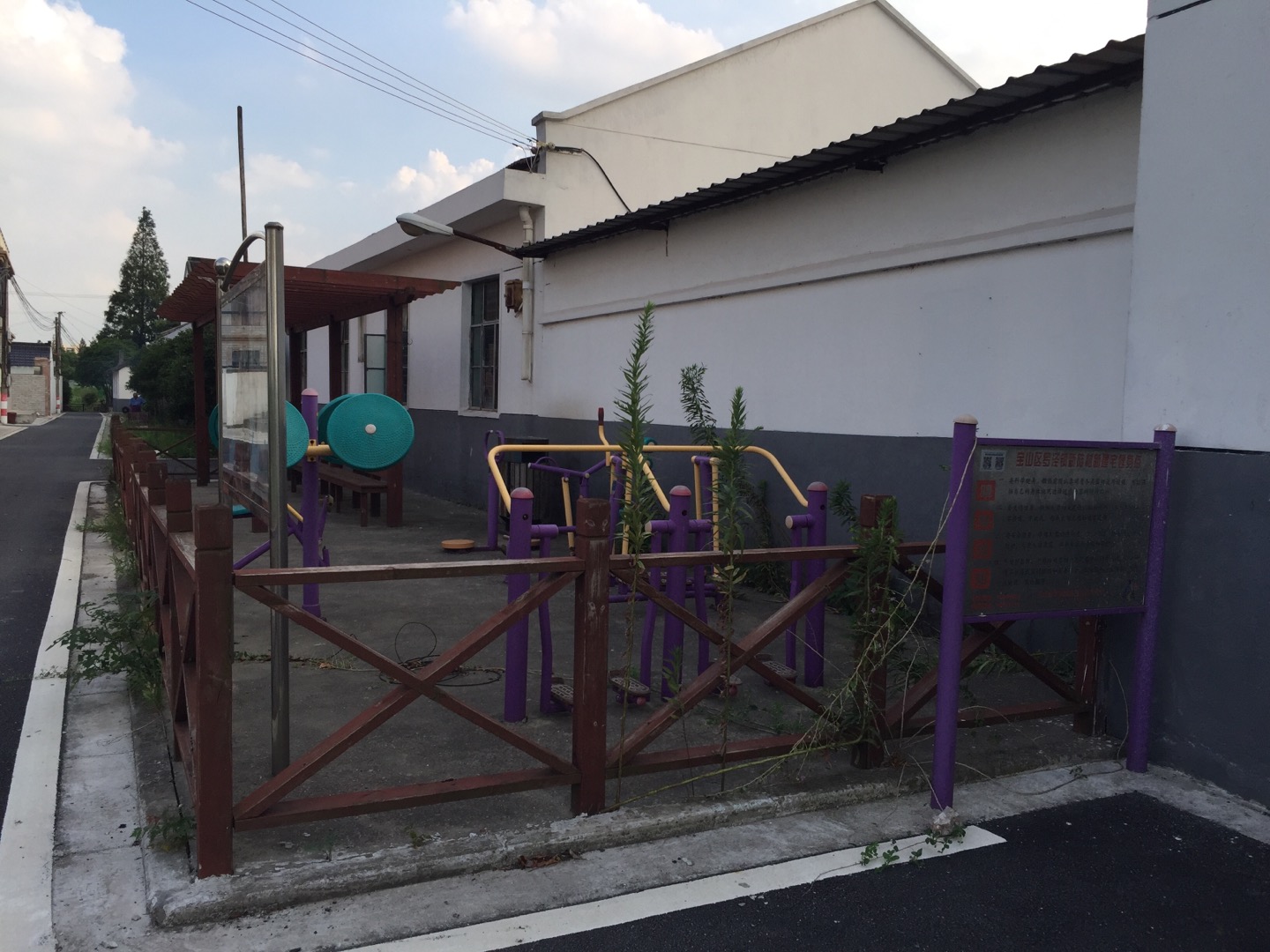 新陸村新建健身點(diǎn)