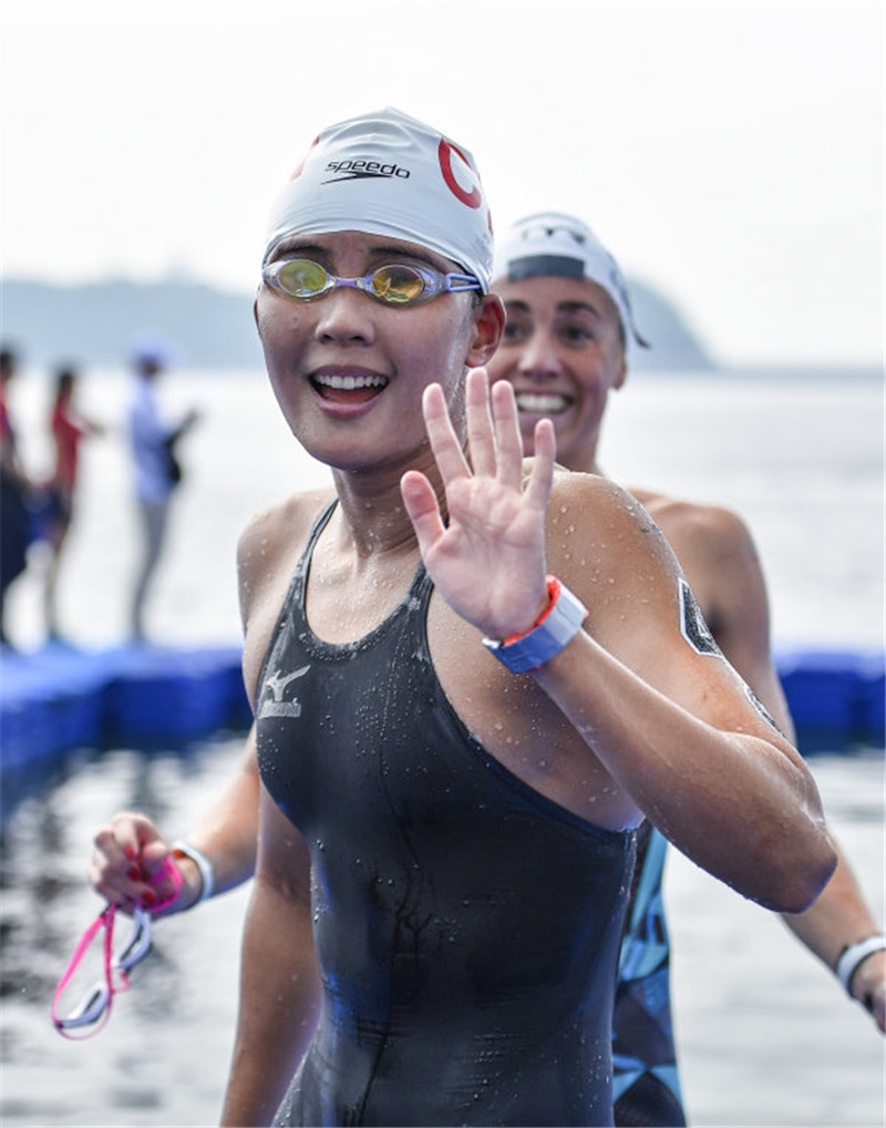 辛鑫拼下公開(kāi)水域首金期望東京再創(chuàng)歷史