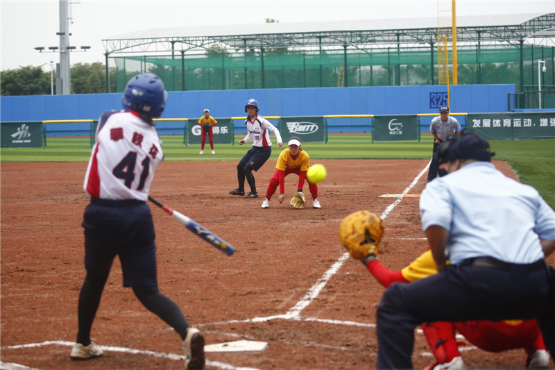 第二屆全國青年運動會壘球比賽中山開幕