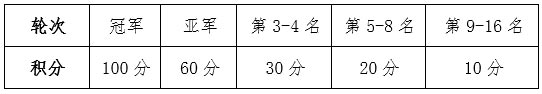 2019中國(guó)板式網(wǎng)球巡回賽競(jìng)賽規(guī)程