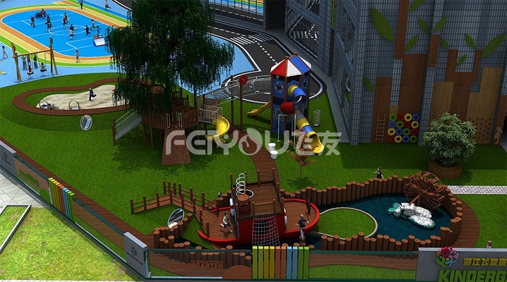 幼兒園戶外整體設(shè)計(jì)提高空間利用效率 幼兒園戶外整體設(shè)計(jì)提高空間利用效率