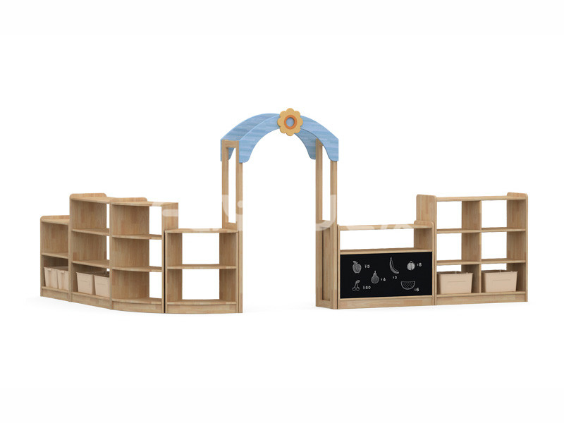 互動(dòng)游戲兒童組合玩具柜子-031