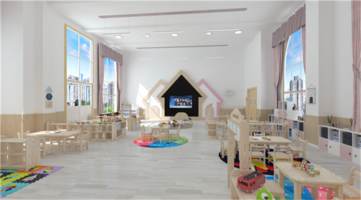 南方幼兒園室內(nèi)整體設(shè)計(jì):現(xiàn)代幼兒園教室 南方幼兒園室內(nèi)整體設(shè)計(jì):現(xiàn)代幼兒園教室