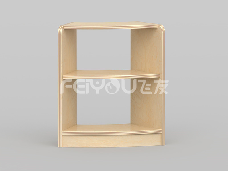 兒童實木樺木弧形柜-024