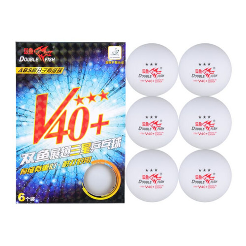 雙魚展翅V40+三星乒乓球(6個(gè)裝)