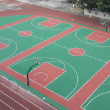 帝彩慧 銅陵丙烯酸網球 羽毛球場材料 彈性丙烯酸施工定制