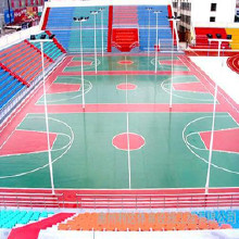廠家直銷學(xué)校操場硅pu球場材料 室外硅PU籃球場塑膠球場地面價(jià)格 硅PU球場