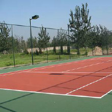 丙烯酸藍球場材料及施工 利達體育 惠州丙烯酸球場材料 塑膠面球場 網(wǎng)球場防滑地面專用漆 丙烯酸籃球場