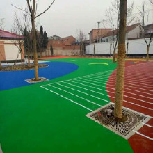 PU球場跑道，硅pu羽毛球場