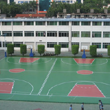 廠家直銷新國標(biāo)球場硅pu球場材料 硅PU籃球場 戶外運(yùn)動場地硅pu籃球場施工 硅PU球場