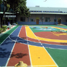 利達(dá)供應(yīng)水性硅PU ，水性丙烯酸材料、塑膠跑道，EPDM 材料廠家湖北武漢球場(chǎng)材料銷售施工一體，湖北材料廠家