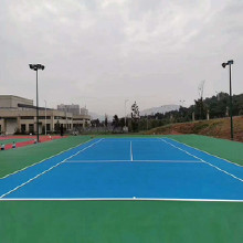 利達供應(yīng)排球場硅PU材料，籃球場、籃球場、籃球場廠家、利達供應(yīng)藍球場防滑地面涂料、水性丙烯酸球場材料、學(xué)?；顒訄鍪覂?nèi)外地