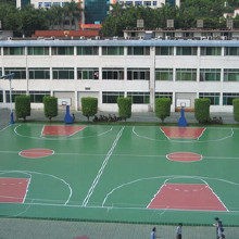 利達(dá)供應(yīng)硅pu球場材料、硅pu球場地面施工、硅pu球場地面材料廠家 硅PU涂料