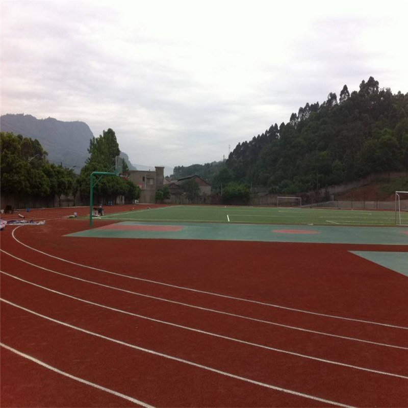 濟寧專業(yè)塑膠跑道達創(chuàng) 球場塑膠跑道 全國施工