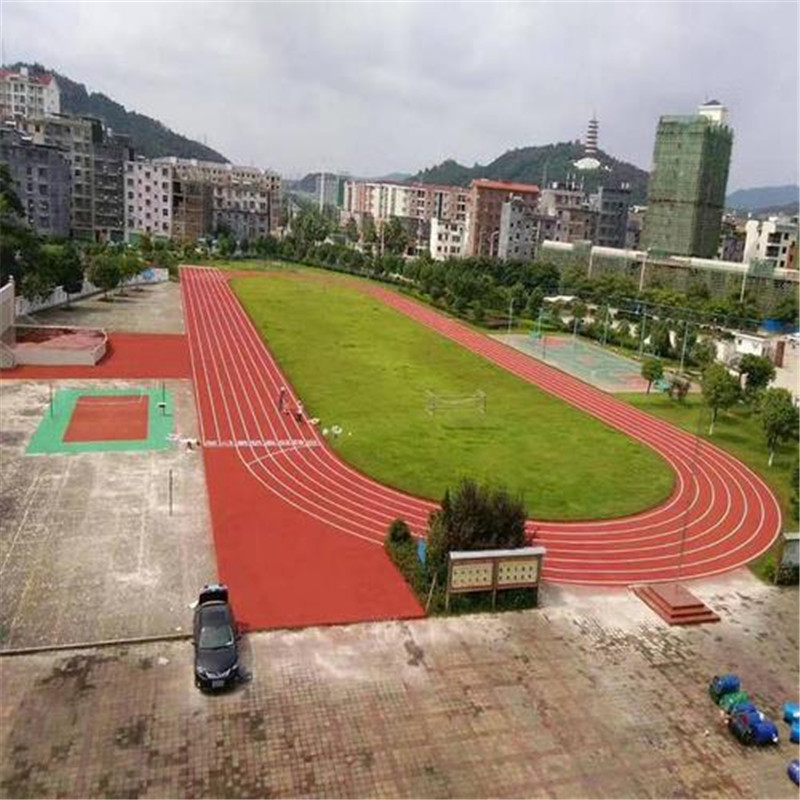 濟寧專業(yè)塑膠跑道達創(chuàng) 球場塑膠跑道 全國施工