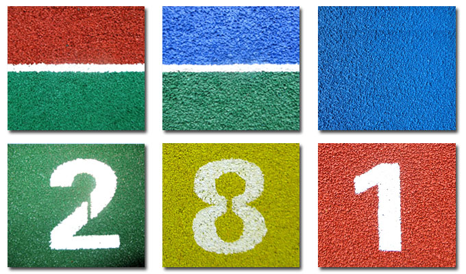 能匹配各種混合型、復(fù)合型、全塑型的塑膠跑道材料