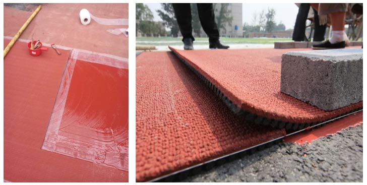 一種專業(yè)的預(yù)制型塑膠跑道設(shè)計(jì)安裝方法